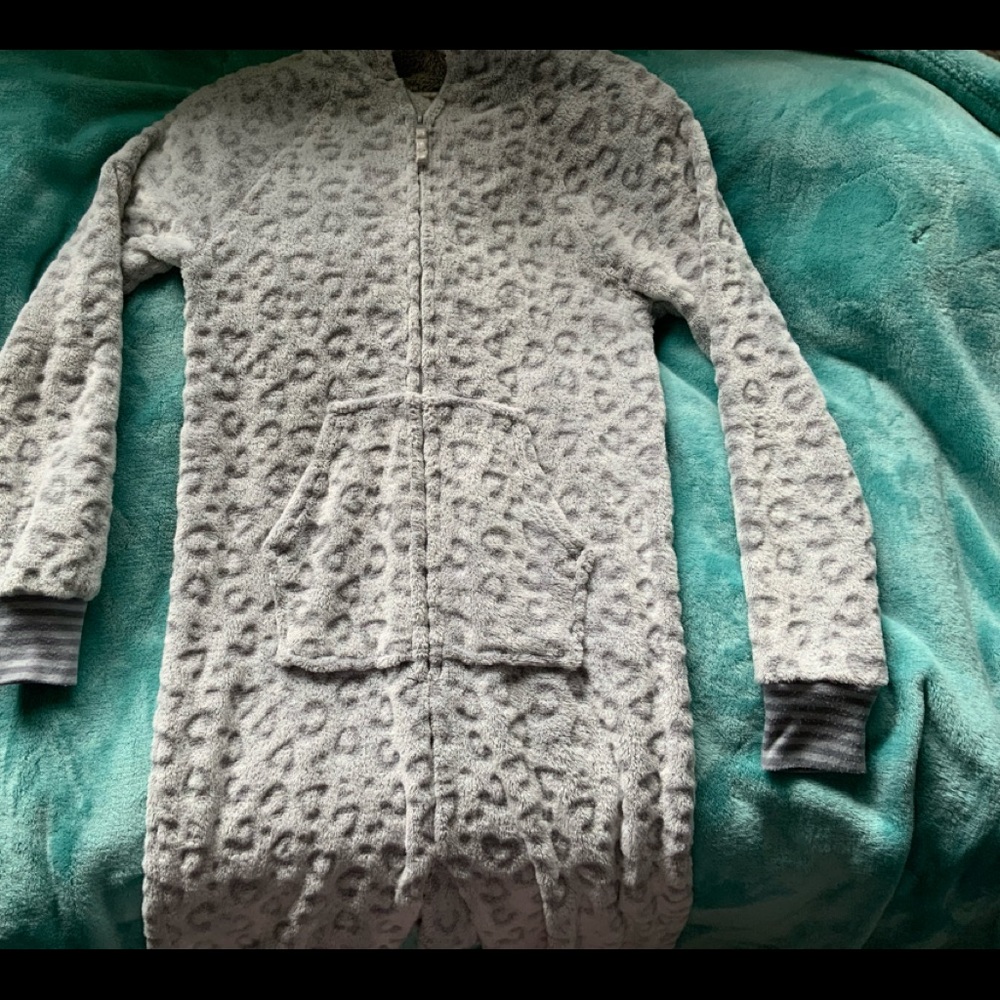 Leopard print onesie